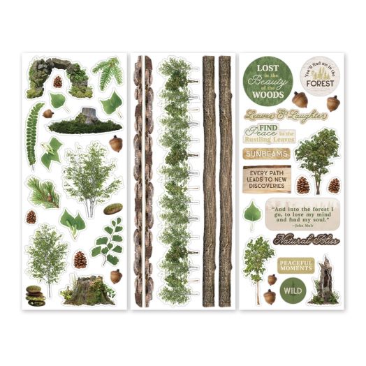 Deeper in the Woods Stickers (3/pk)