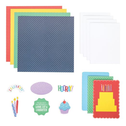 DIY Envelopes & Card Kit: 5x7 Party Time Envelope & Card Kit