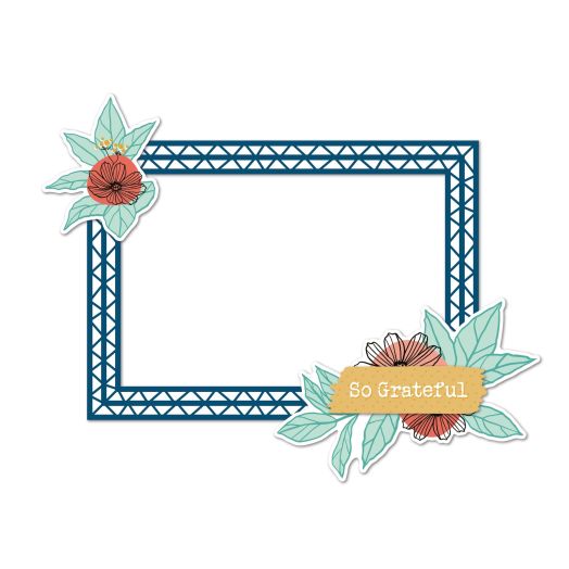 I Am Grateful, Too! Embellishment