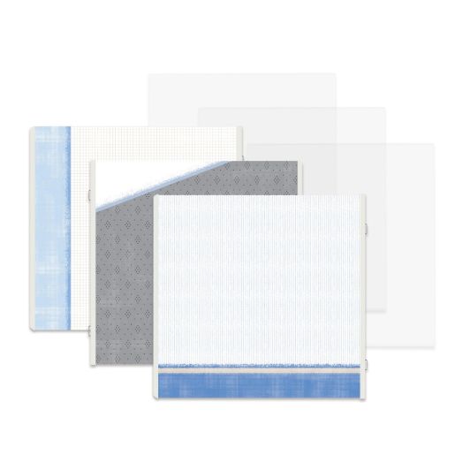 12x12 Fast2Fab™ Refill pages (16/pk) - Winter Tones