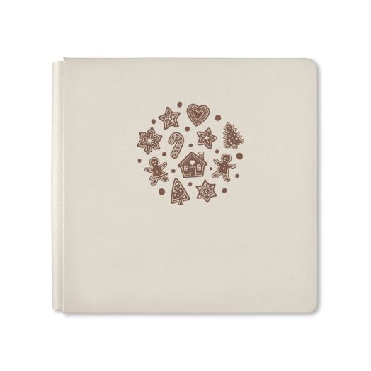 12x12 Gingerbread Fun Album Cover - Pebble Gray