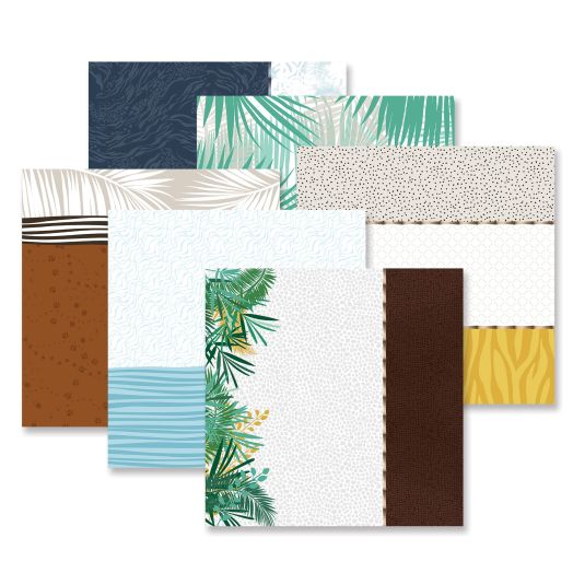 Jungle Themed Paper: What A Zoo, Too! Tone-on-Tone a8945