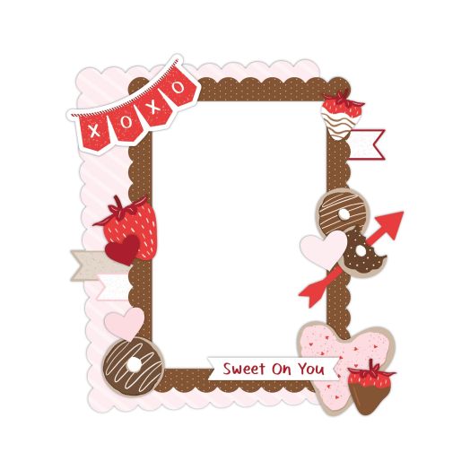 Love Themed Frame: Sweet On You XL Layered Embellishment
