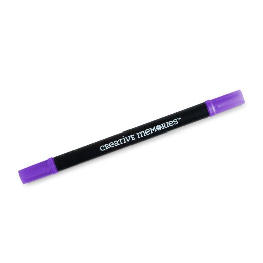 Orchid Purple Dual-Tip Pen close up