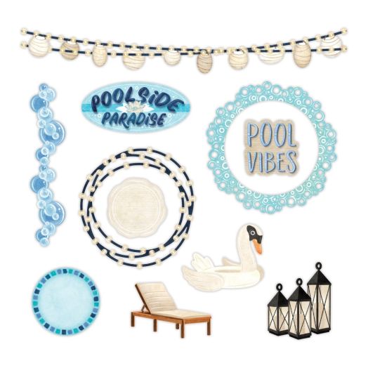 Poolside Paradise Embellishments (20/pk)