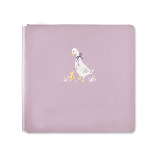 12x12 Lilac Welcome Baby Album Cover