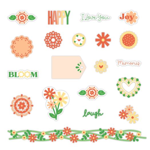 Q3 Totally Tonal Flowers Embellishments