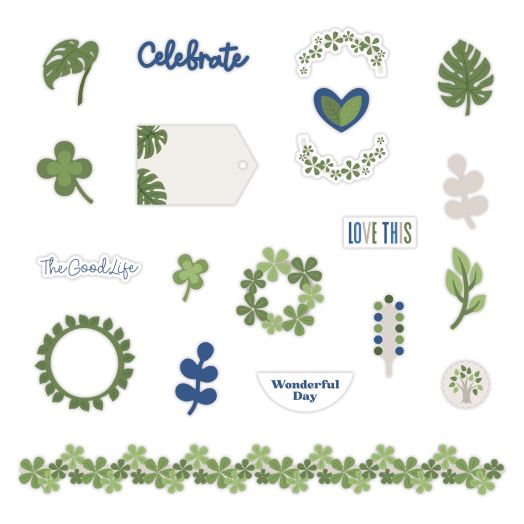 Q4 Totally Tonal Leaves Embellishments