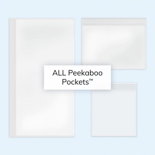 Ceative Memoies 6x12 Peekaboo Pockets (6/pk) Photo Mounting