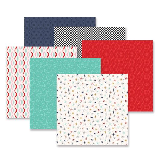 Through the Years: 1940s-1950s Paper Pack (6/pk)