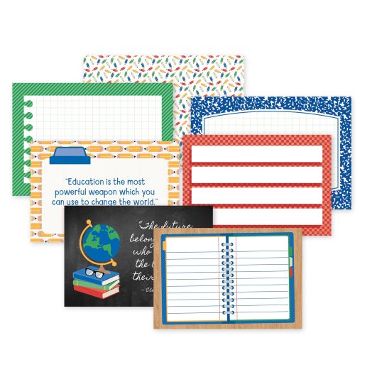 School Themed Picture Mats: Back To School front