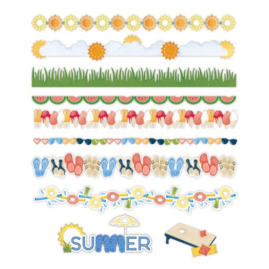 Summer Borders For Scrapbooking: Sunrays for Days