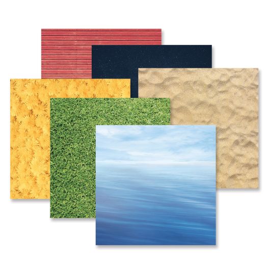 Totally Tonal Summer Textures Paper Pack (6/pk) a9120