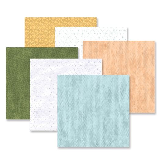 Tonal Spring Paper For Scrapbooking: Endless Meadows