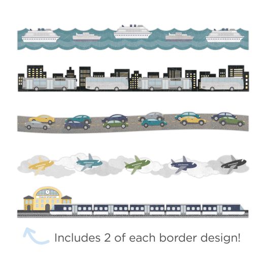 Passport to Adventure Layered Borders (10/pk)