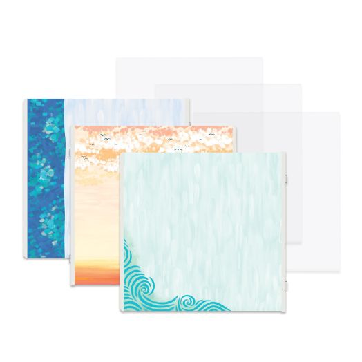 12x12 Serene Waters Fast2Fab™ Refill Pages (16/pk) a8614