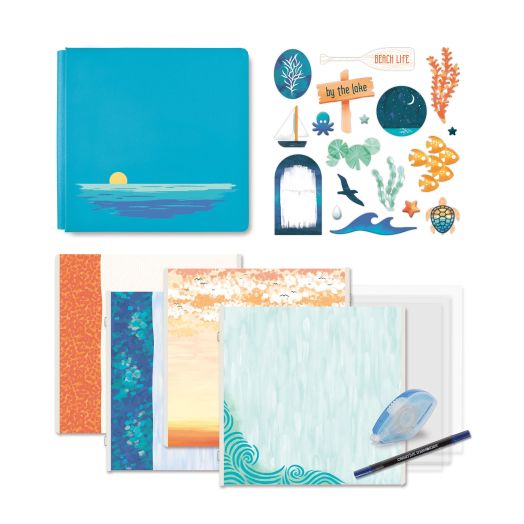Water Themed Scrapbooking Kit: Serene Waters Fast2Fab Bundle a8769