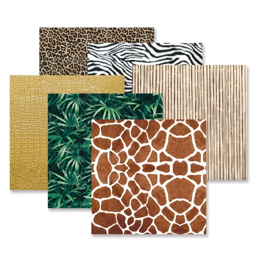 Totally Tonal Zoo Textures Paper Pack (6/pk) a9127