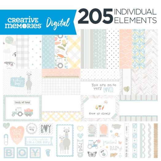 Digital Little Lamb Boy Kit