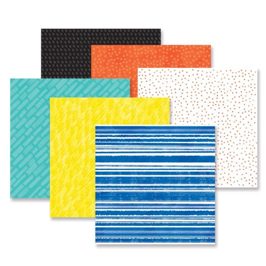 Super Duper Boy Scrapbook Paper a7873