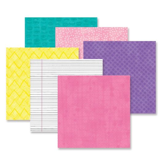 Super Duper Girl Scrapbook Paper a7863