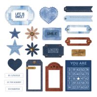 Denim Scrapbook Embellishments: Denim Revival - Creative