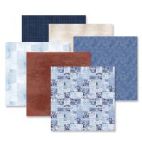 Denim Scrapbooking Kit: Denim Revival Decorative Bundle