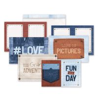 Denim Scrapbooking Kit: Denim Revival Decorative Bundle