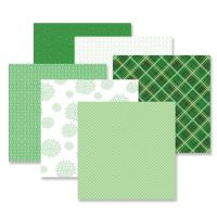 Lemuette  Green Starburst Square Sketchbook Journal