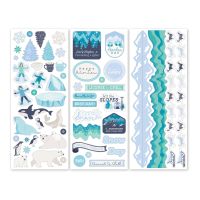 FAIRY CHRISTMAS レプリカチケット&ステッカー Winter Stickers For Scrapbooking: Polar Lights - Creative