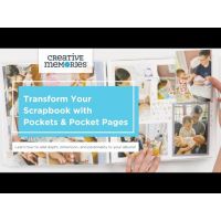 12x12 Clear Multi-Pocket Scrapbooking Pages (12/pk