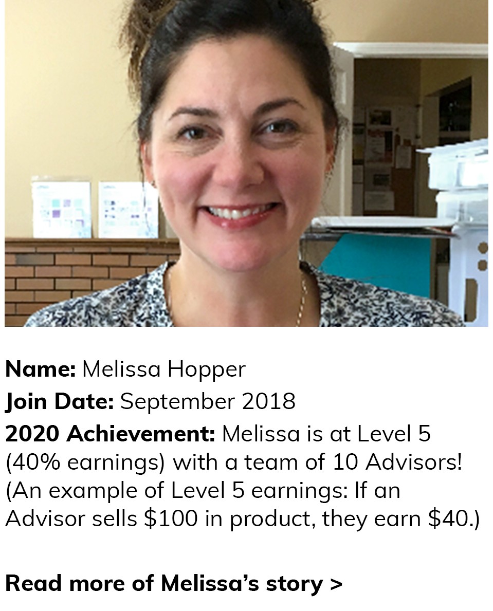 Melissa Hopper Success Story. Click here to read more of Melissa's story.