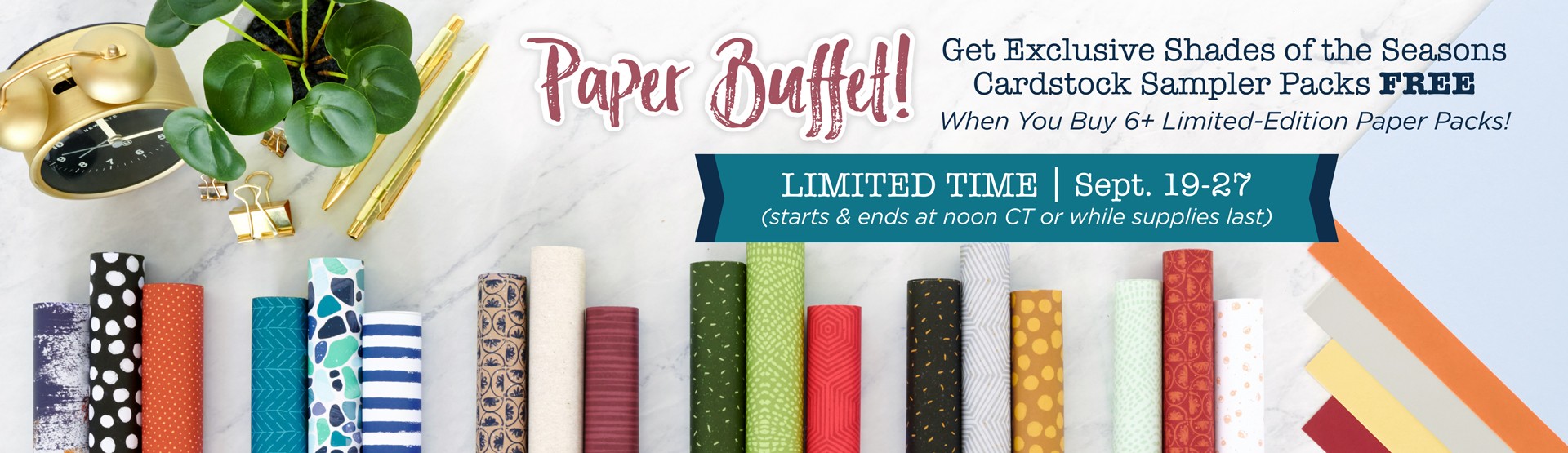 Paper Buffet Banner
