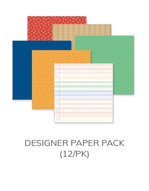 Scrapbooking Supplies Designer Paper Pack