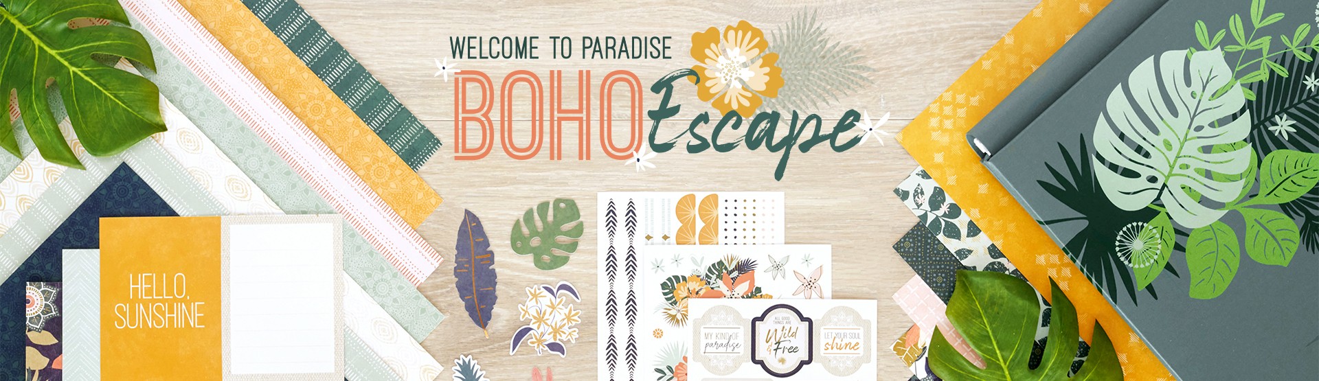 Boho Scrapbooking Supplies: Boho Escape Boho Scrapbooking Supplies: Boho Escape