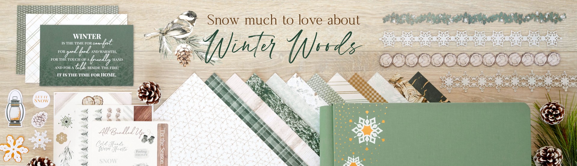 Winter Scrapbooking Supplies: Winter Woods Winter Scrapbooking Supplies: Winter Woods