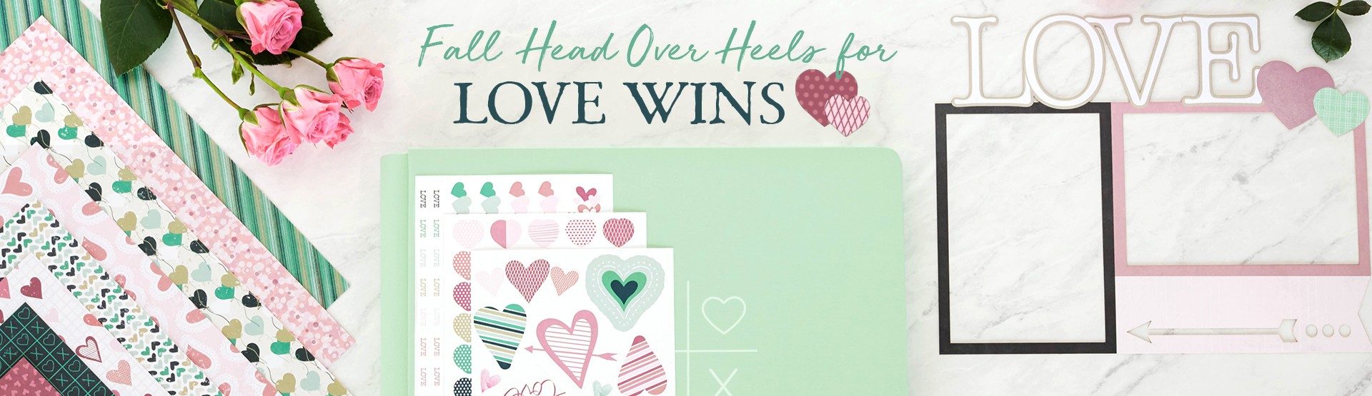 Valentine's Day & Love Scrapbooking Supplies: Love Wins Valentine's Day & Love Scrapbooking Supplies: Love Wins